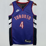 Toronto Raptors BARNES #4 Retro Purple NBA Jerseys