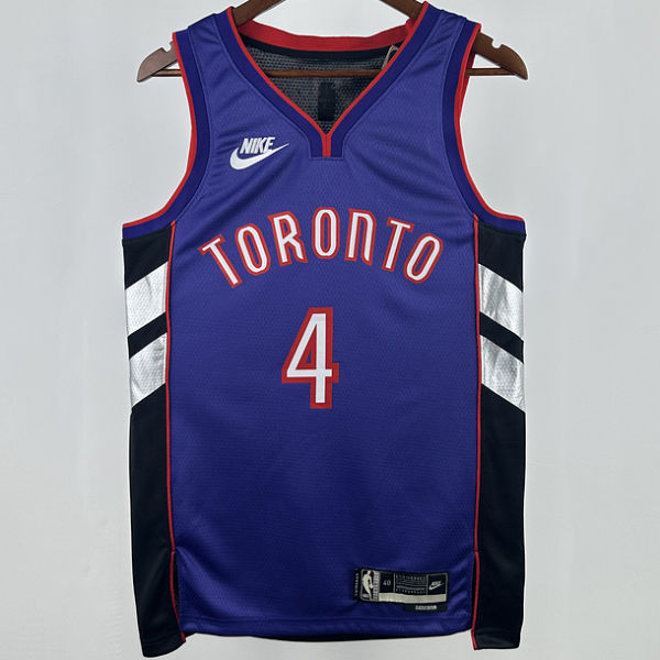 Toronto Raptors BARNES #4 Retro Purple NBA Jerseys
