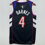 Toronto Raptors BARNES #4 Retro Purple NBA Jerseys