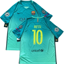 MESSI #10 BA Third Retro Soccer Jersey 2016/17 （带臂章 5字杯+欧冠球+公平条）★★