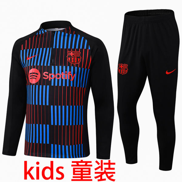 2025 BA Red Blue Kids Sweater Tracksuit