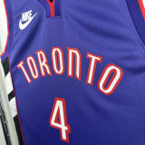 Toronto Raptors BARNES #4 Retro Purple NBA Jerseys
