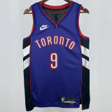 Toronto Raptors BARRETT #9 Retro Purple NBA Jerseys