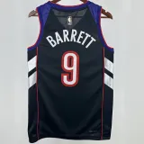 Toronto Raptors BARRETT #9 Retro Purple NBA Jerseys