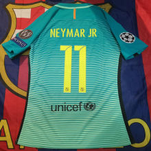 NEYMAR JR #11 BA Third Retro Soccer Jersey 2016/17 （带臂章 5字杯+欧冠球+公平条）★★