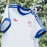 2025 Bellingham x AD White Cotton Retro Style Jersey