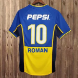 2002 Boca Home Retro Soccer Jersey