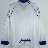 1998 Japan Away White Retro Long Sleeve Retro Jersey