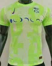 2024/25 BA Third Green Player Version Soccer Jersey 胸前 长 广告