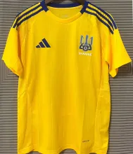 2025 Ukraine Home Yellow Fans Soccer Jersey