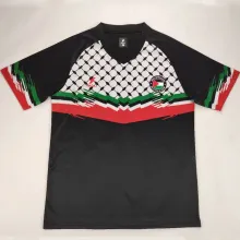 2024/25 Palestine Black Fans Soccer Jersey