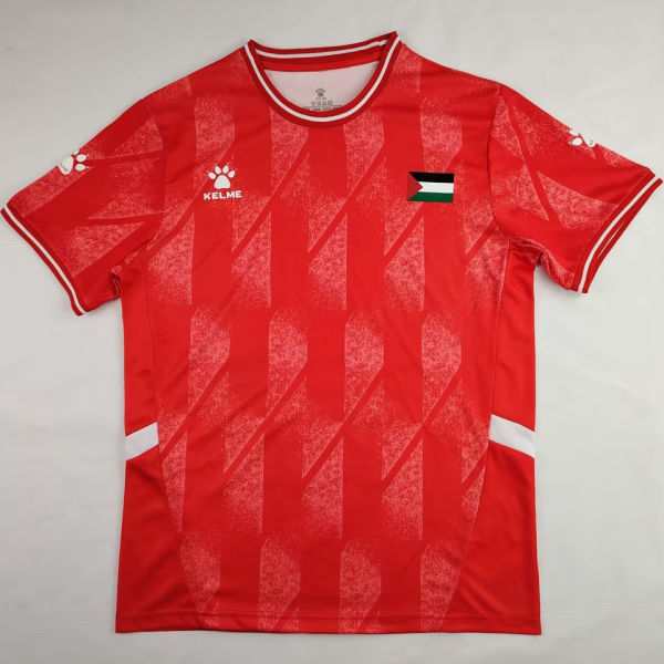 2024/25 Palestine Red Fans Soccer Jersey