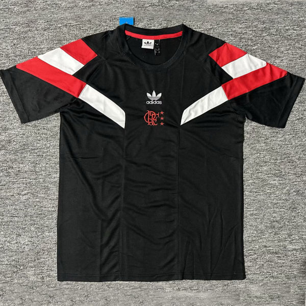 2024/25 Flamengo Black Retro Classic Version Fans Soccer Jersey