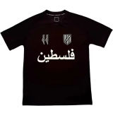 2025 Palestine Black Fans Soccer Jersey 白阿拉伯文