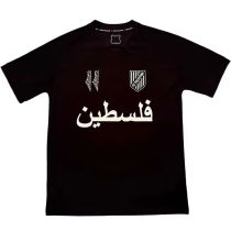 2025 Palestine Black Fans Soccer Jersey 白阿拉伯文