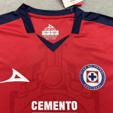 2024/25 Cruz Azul Third Red Fans Soccer Jersey