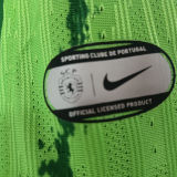 2024/25 Sporting CP Lisbon Away Green Player Version Soccer Jersey 里斯本