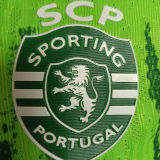 2024/25 Sporting CP Lisbon Away Green Player Version Soccer Jersey 里斯本
