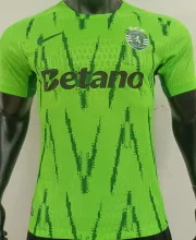 2024/25 Sporting CP Lisbon Away Green Player Version Soccer Jersey 里斯本