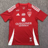 2024/25 Brestois Home Red Fans Soccer Jersey