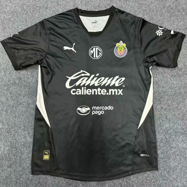 2024/25 Chivas GK Black Fans Soccer Jersey