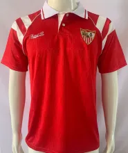 1992/93 Sevilla FC Away Red Retro Soccer Jersey