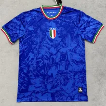 2025 Italy Blue Special Edition Fans Soccer Jersey