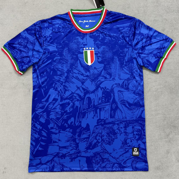 2025 Italy Blue Special Edition Fans Soccer Jersey