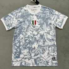 2025 Italy Grey Special Edition Fans Soccer Jersey