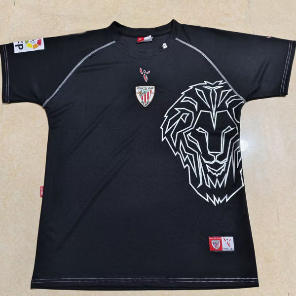 2005/08 Bibao AT Black Retro Soccer Jersey