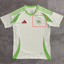 2025 Algeria Home White Fans Soccer Jersey 有两星