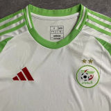 2025 Algeria Home White Fans Soccer Jersey 有两星