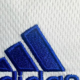 1998 France Away White Long Sleeve Retro Soccer Jersey