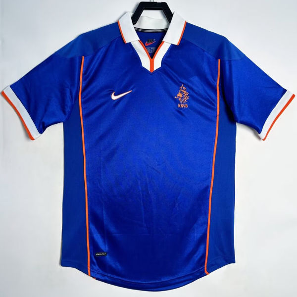 1998 NL Away Blue Retro Soccer Jersey