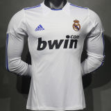 2010/11 RM Home Retro Long Sleeve Player Version Jersey 球员版