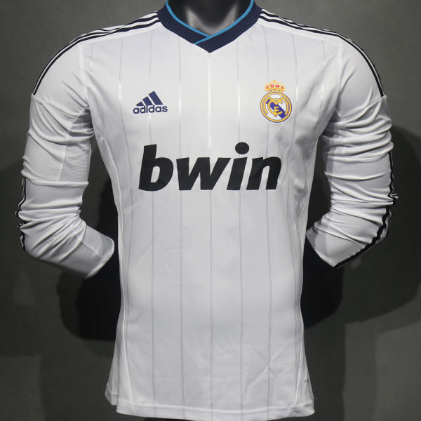 2012/13 RM Home Retro Long Sleeve Player Version Jersey 球员版