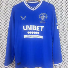 2024/25 Glasgow Rangers 125th Anniversary Edition Long Sleeve Fans Jersey