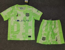 2024/25 BA Third Green Kids Soccer Jersey 胸前长广告