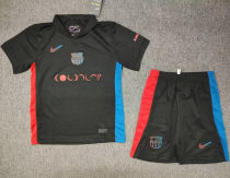 2024/25 BA Away Black Kids Soccer Jersey 胸前长广告