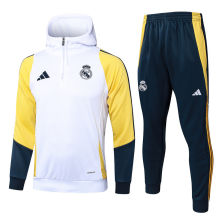 2024/25 RM White Hoody Zipper Jacket Tracksuit