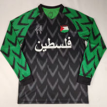 2025 Palestine Long Sleeve Soccer Jersey 阿拉伯文