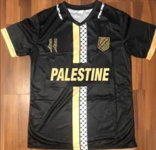 2024 Palestine Black Fans Soccer Jersey 英文 带号码