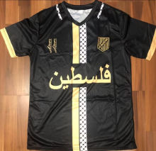 2024 Palestine Black Fans Soccer Jersey 阿拉伯文 带号码