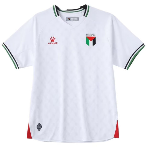 2025 Palestine White Fans Soccer Jersey