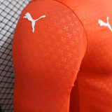 2025 Portugal Home Red Player Version Long Sleeve Soccer Jersey