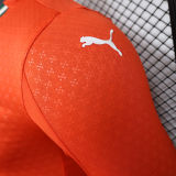 2025 Portugal Home Red Player Version Long Sleeve Soccer Jersey