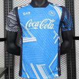 2024/25 Napoli Blue Training Player Version Soccer Jersey