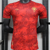2025 Portugal Special Edition Red Player Version Soccer Jersey
