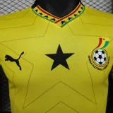 2025 Ghana Yellow Player Version Jersey