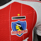 2024/25 Colo-Colo Third Red Player Version Soccer Jersey